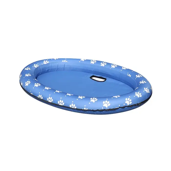 Raft flottant pour chien - Flotteur gonflable pour chien pour l'été (Petit, Pattes)