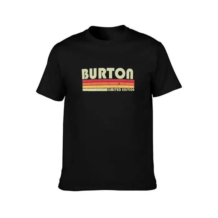 T-shirt Burton personnalisé rétro vintage pour homme, cadeau amusant et unique pour les occasions spéciales