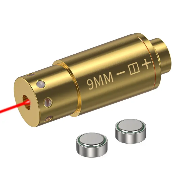 CAL 44MAG cartouche d'alésage Laser rouge point Laser alésage pour pistolet fusil portée-accessoire 