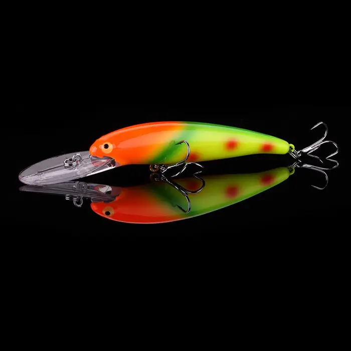 WALK FISH 1 pièces appât dur 115mm 11.6g qualité méné leurre de pêche manivelle Wobble profondeur 3-