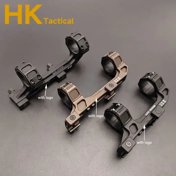 Support tactique GEISS Airsoft en porte-à-faux métallique, support de portée de 25.4mm 30mm avec niv