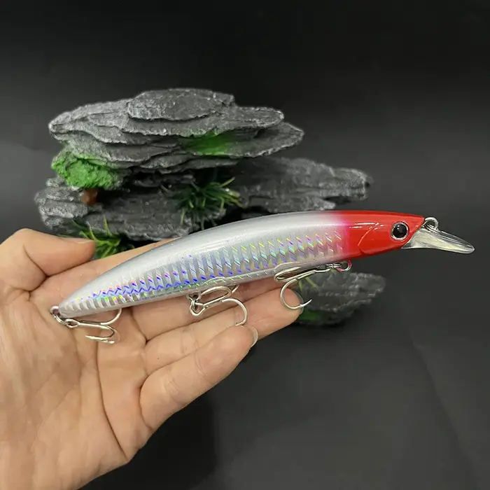 26g 130mm flottant méné leurres de pêche longue fonte Wobblers appâts durs artificiels à la traîne b