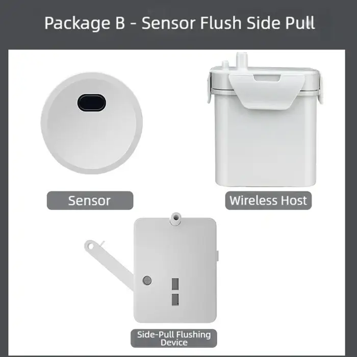 Système de chasse d'eau automatique sans contact pour toilettes