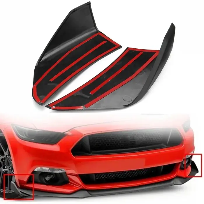 Lame de Pare-Choc Avant de Voiture en ABS pour Ford Mustang 2015-2019, Diffuseur de Menton, Spomicro