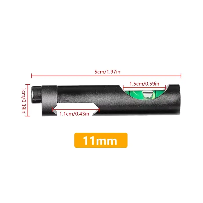 Niveau à bulle Hunting Spirit pour montures de lunette optique sur rail Picatinny 11mm/20mm, kit d'o