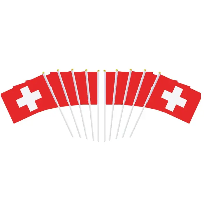 Sensation de main suisse, drapeau national, 14x21cm