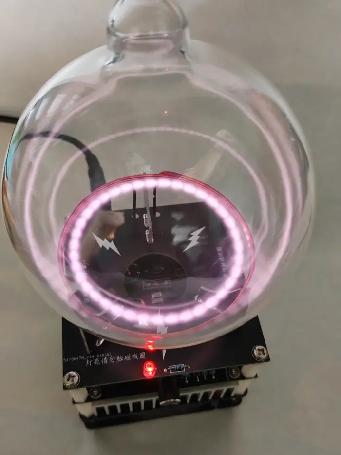 Anneau de Plasma Tesla, réacteur d'arche de Plasma, boule luminescente à gaz inertiel, boule ionique