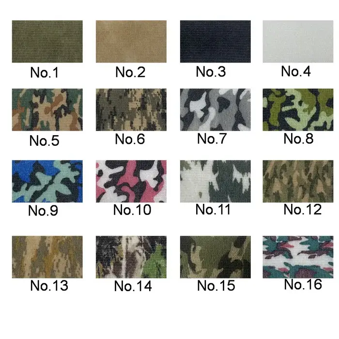 Bandage élastique auto-adhésif non tissé, bande de pouce de Sport, enveloppe de Camouflage tactique,