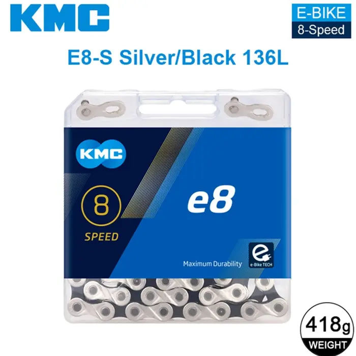 KMC E-BiKE E8 E9 E10 E11 E12 chaîne 8 9 10 11 12 vitesses 136 maillons antirouille électrique Sport 