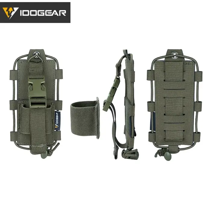 Étui radio tactique IDOGEAR Gridlok pour BAOFENG UV5R UV82 chasse randonnée équipement MOLLE