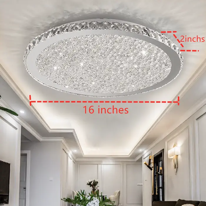 LOYALHEARTD-Plafonnier LED Rond en Clip au Design Moderne, Luminaire Décoratif de Plafond, avec Gout
