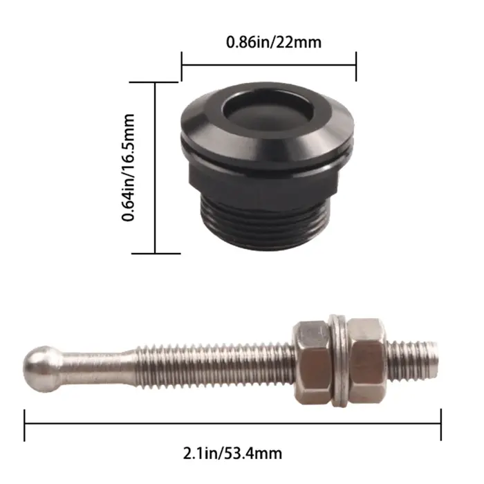 4 pièces universel 22mm voiture bouton poussoir capot capot broche serrure Clip Kit dégagement rapid