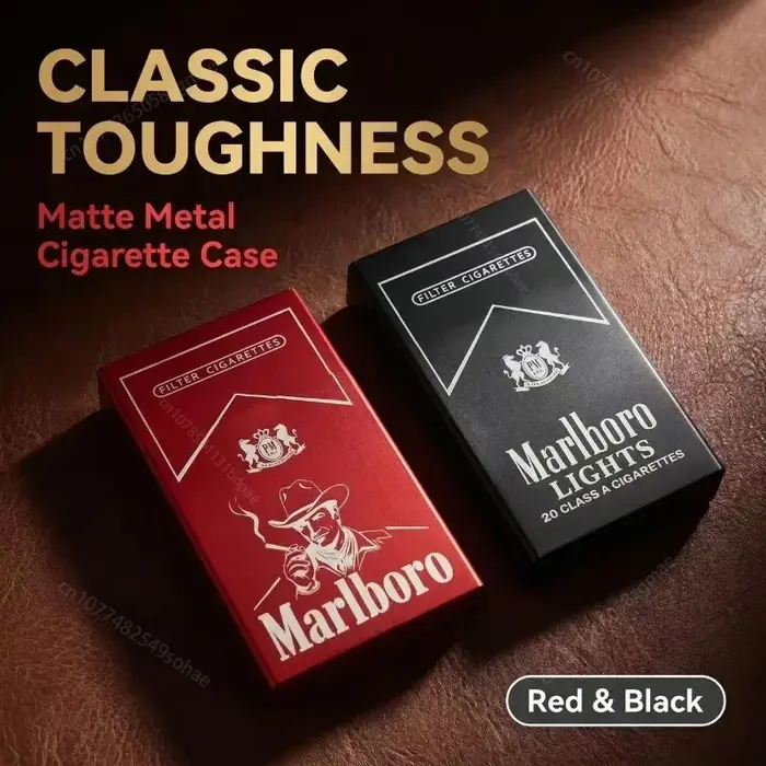 Boîte à cigarettes en métal Marlboro