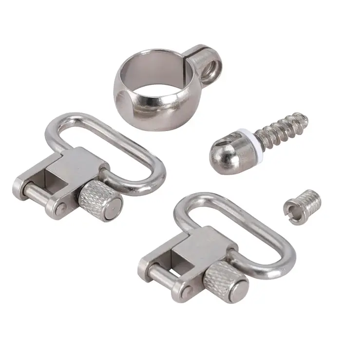 Couleur argent 4 types QD argent fronde ensembles fendu/pleine bande émerillons accessoires_S3312 # 