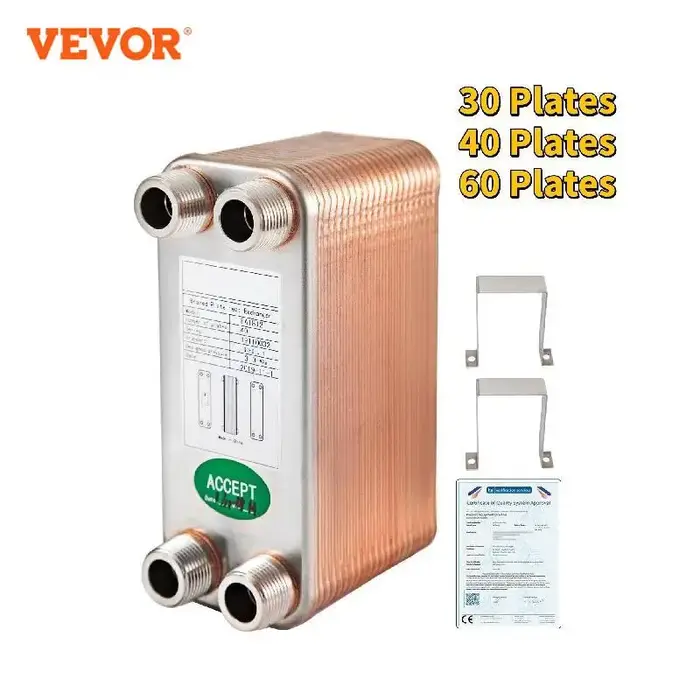 SucceBuy 30/40/60 plaques échangeur de chaleur refroidisseur de moût en acier inoxydable brassage à 