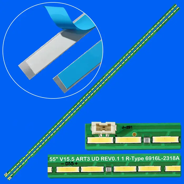 Rétro-éclairage LED pour 55UH605V 55UH620V 55UH617V 55UH6150 55UF6430 55UH615V 55UF680v 55UH6257 55U