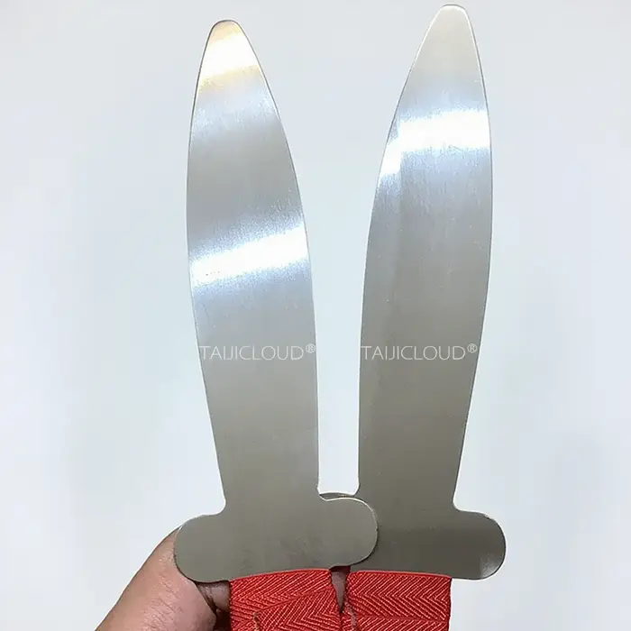 Dagotes jumeaux d'arts martiaux pour performance et Sparring – Ensemble d'épées courtes d'entraînement en bois durable pour l'entraînement au combat