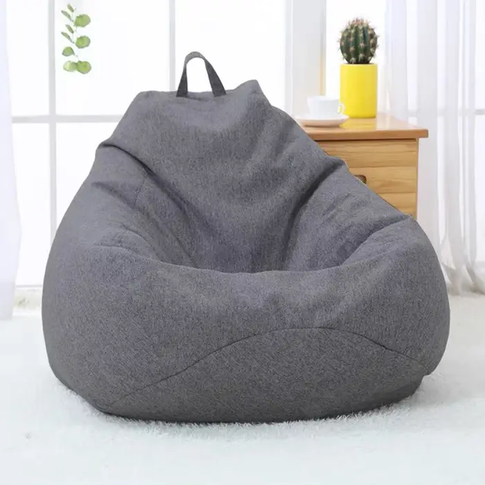 Grand pouf paresseux siège chaise housse de canapé canapé doux moelleux respirant adulte enfant Tata