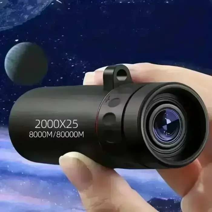Nouveau télescope monoculaire HD mini portable pour téléphone portable avec support, idéal pour le c