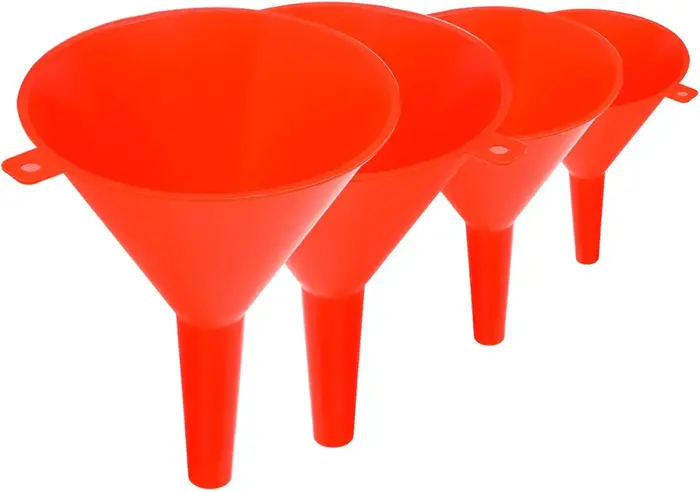 Ensemble d'entonnoirs en plastique sans BPA de 4 pièces pour la cuisine et l'automobile occasions spéciales