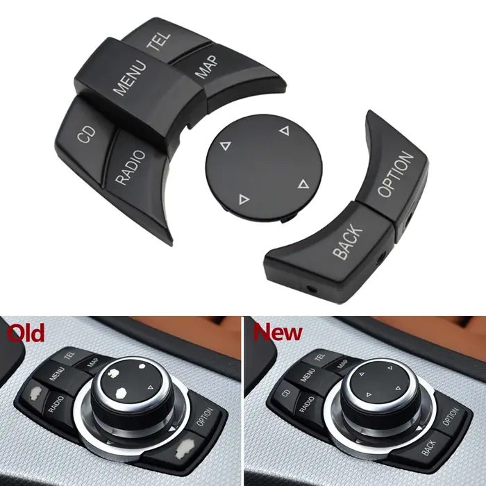 Bouton de commande multimédia CIC IDrive pour voiture, boutons de Menu, pour BMW X1 X5 X6 1 3 5 séri