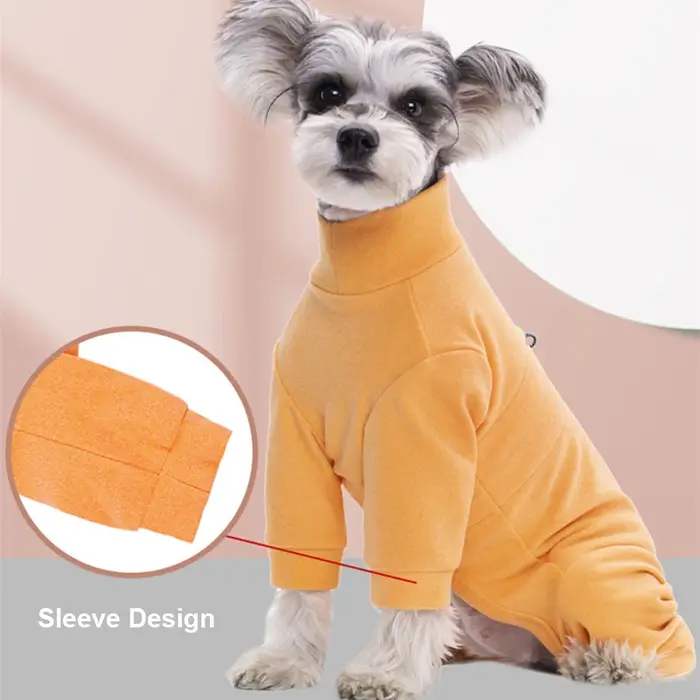 Vêtements pour chiens en tissu polaire thermique
