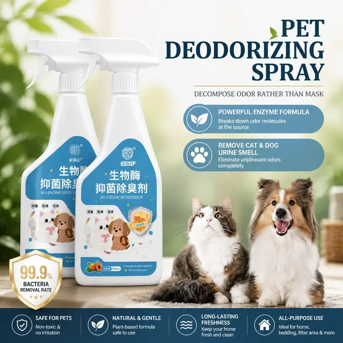 Désodorisant pour animaux de compagnie, désodorisant pour l'urine, urines de chat et de chien, désod