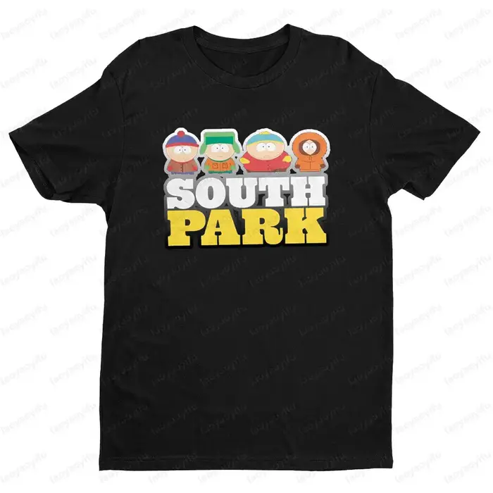 T-shirt South Park Hommes Décontracté en Coton de Haute Qualité pour Occasions Spéciales et Journées Entre Amis