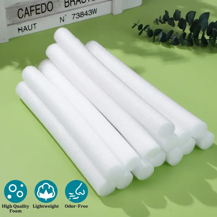 Poignées en mousse pour housse de canapé, barre de fixation, bâtons de couverture de canapé blancs é