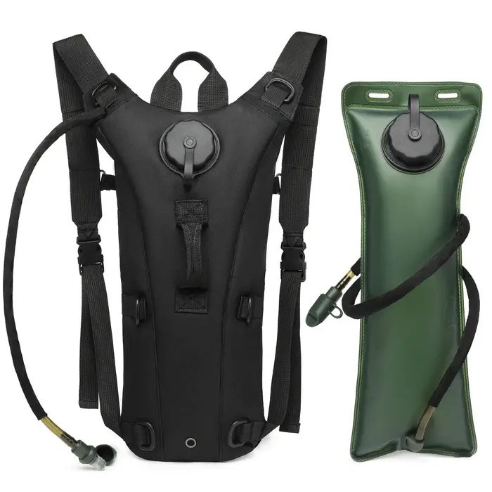 Sac à dos Camel durable équipé d'une vessie d'eau étanche de 3 L, idéal pour la course, le jogging e