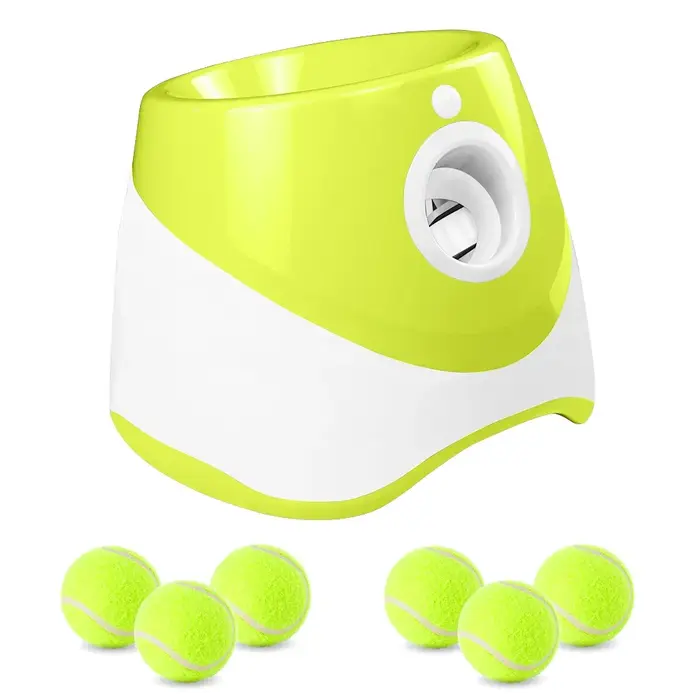 Lanceur de balles de tennis pour chiens, jouet automatique interactif, machine de jeu amusante, lanc