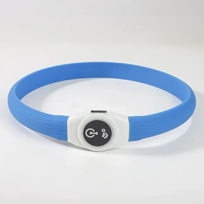 Collier lumineux Led en PVC pour chien, étanche, pour grands, moyens et petits chiens, lumière Usb, 