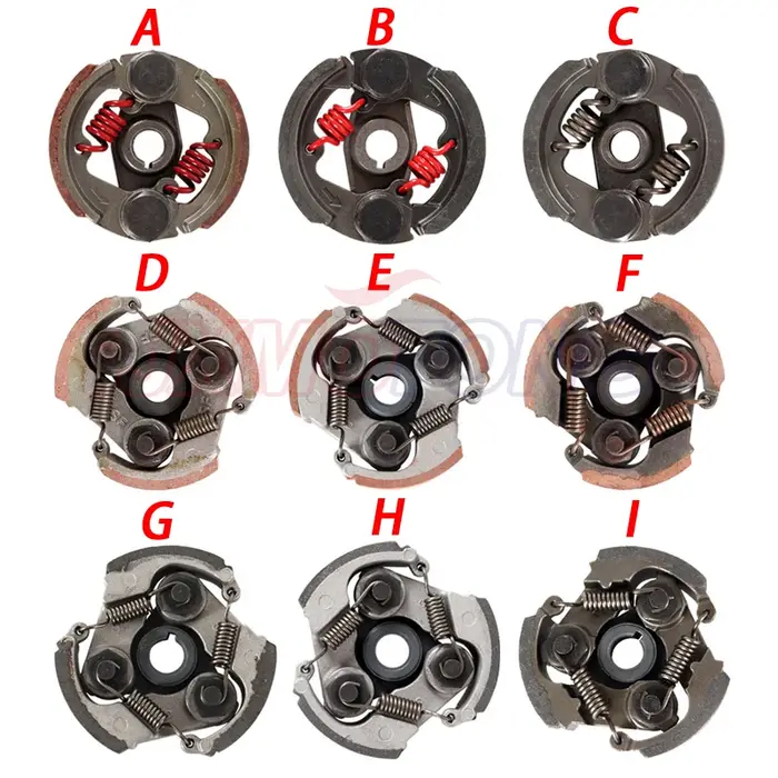 2 temps 47cc 49cc aluminium ou fer Minimoto embrayage centrifuge alliage Mini Moto Dirt Bike Atv Qua