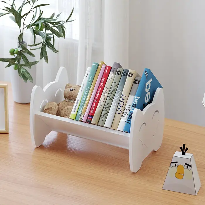Support de rangement de livres multifonctionnel pour enfants, finition de la maison, manuels de lect