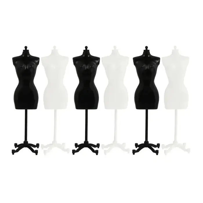 Présentoir de mannequin de robe de beurre, support de modèle de forme de vêtements, mini support, su