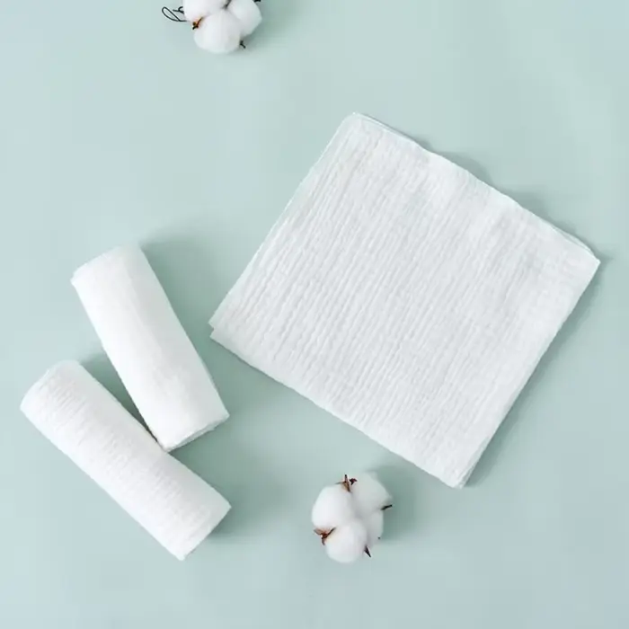 Couches en gaze de coton pour bébé, 8 pièces, pour nouveau-né, à langer, 43x45cm, lavables, réutilis