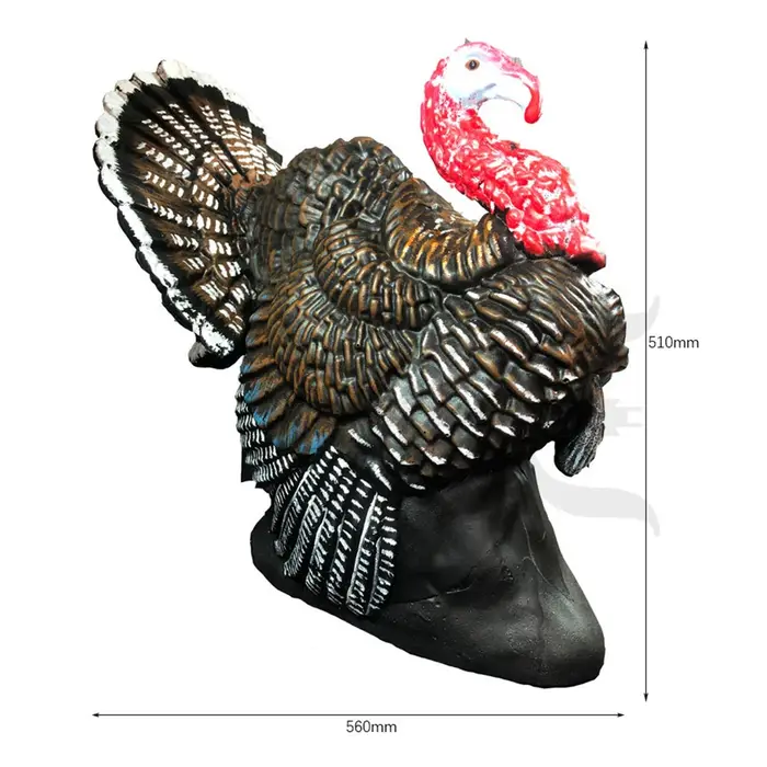 Cible à l'arc 3D animale en mousse PU portable pour tir extérieur et chasse occasions spéciales