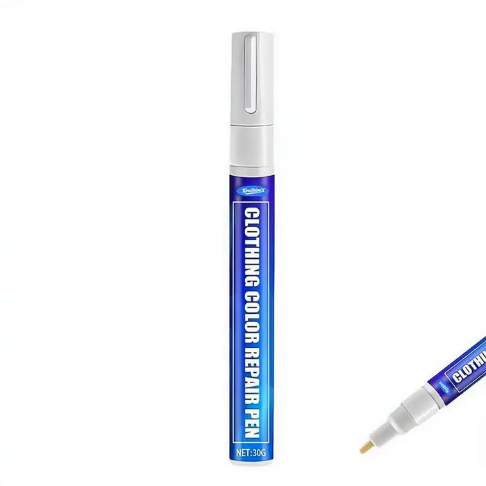 Stylo de retouche pour vêtements, stylo de coloration pour tissus, séchage rapide, lavable, pour denim, coton, vêtements délavés, couvre les taches