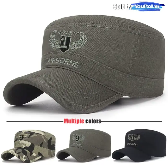 AIRBORNE Airborne Commando Cadet Casquette plate Chapeau de soleil Casquettes de camionneur Chapeaux de papa