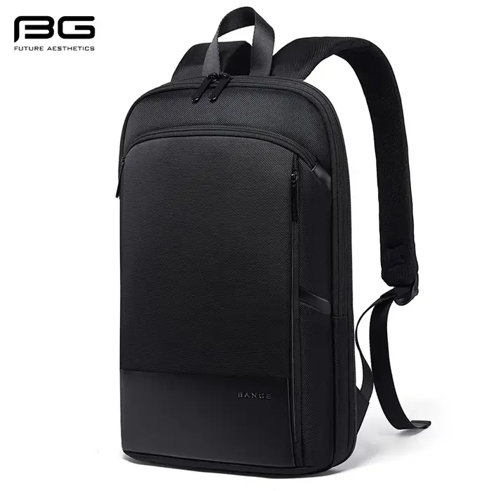 BANGE mince hommes d'affaires extensible étanche 15.6 "sac à dos pour ordinateur portable mode mâle 
