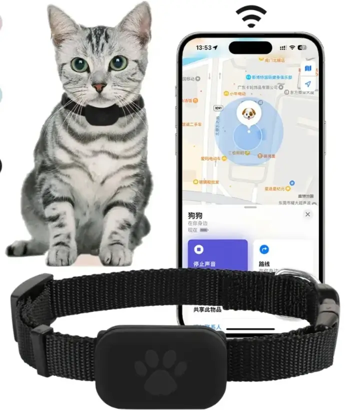 Traceur GPS Bluetooth pour animaux de compagnie