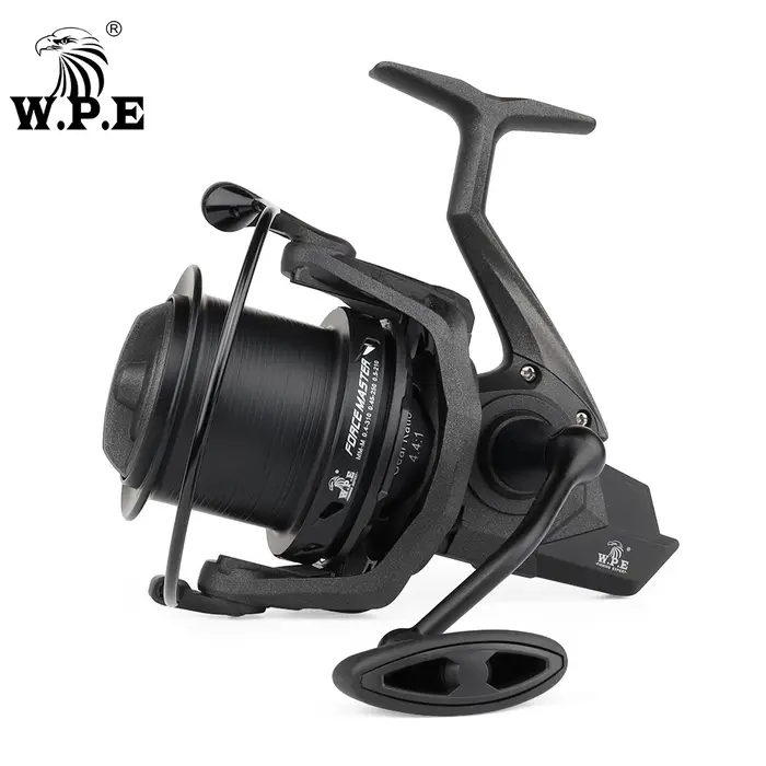 W.P.E-Moulinet de pêche à la carpe FM9000, 9 + 1 roulements à billes, rapport d'engrenage 4.4:1, bob