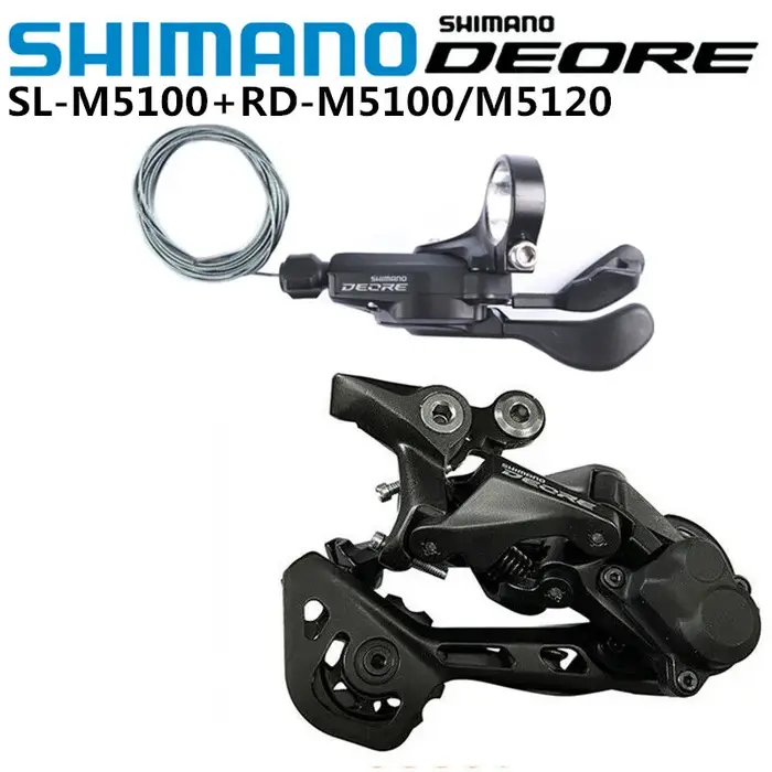 SHIMANO DEORE M5100 XT M8000 SLX M7000 11S levier de vitesse de dérailleur arrière Mini groupe vtt V