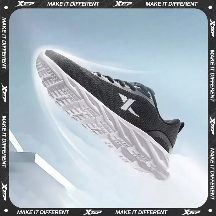 Xtep-Chaussures de course légères et respirantes pour homme, baskets de sport, de jogging, anti-baum