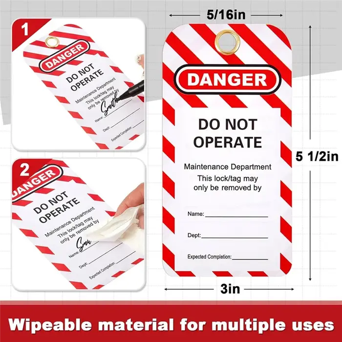 -Kits d'étiquetage de verrouillage MEOF, Station d'étiquetage de verrouillage avec dispositifs Loto 