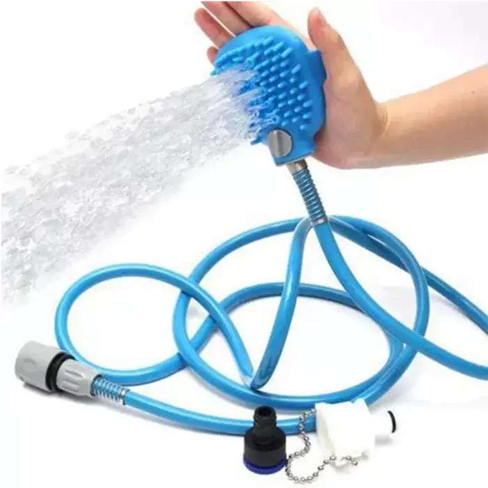 Pistolet de douche pour chien réglable, pulvérisateur de mousse et de savon pour le bain et le netto