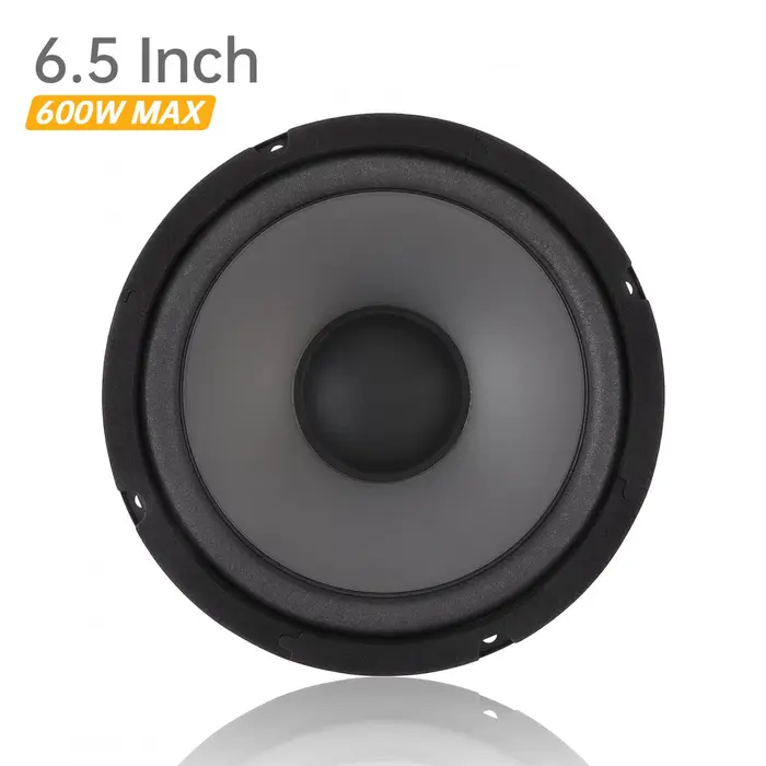 1 pièce 6.5 pouces haut-parleurs de voiture 600W 2 voies porte de véhicule caisson de basses Audio s