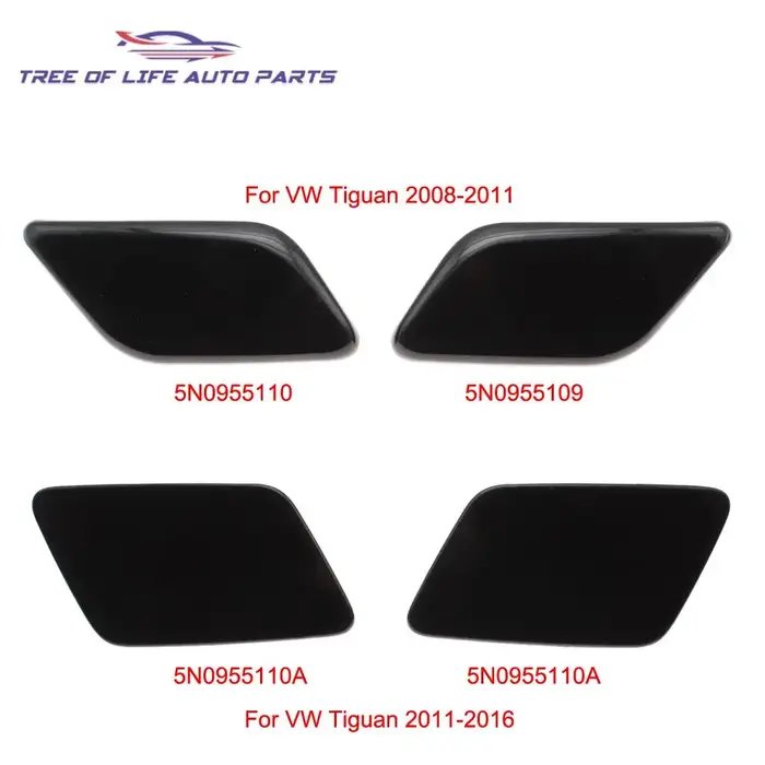 Pour VW Volkswagen Tiguan 2008 2009 2010 2011 2012 2013 2014-2017 pare-chocs avant lave-phare couver