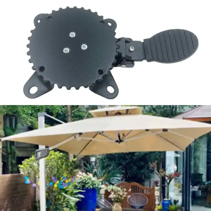Base de parapluie rotative à 360 °, support robuste et stable, accessoire de parasol de jardin, camp