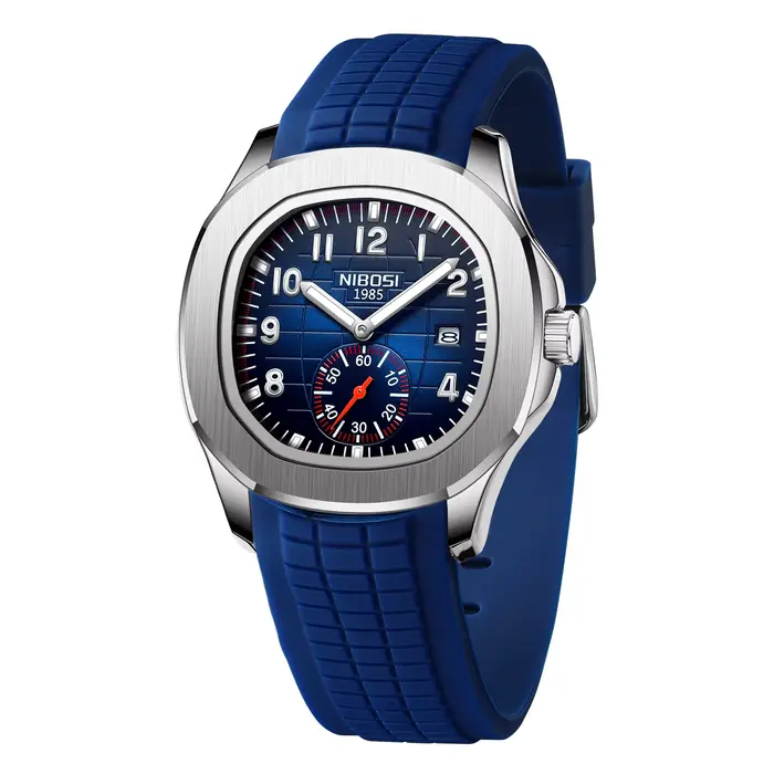 Montre sport homme NIBOSI AQUANAUT luxe - Quartz étanche automatique date lumineuse reloj